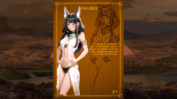 Screenshot z Erogoddess: Mirage - Digital Artbook