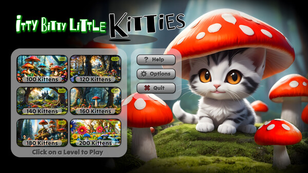 Itty Bitty Little Kitties game for Linux 1