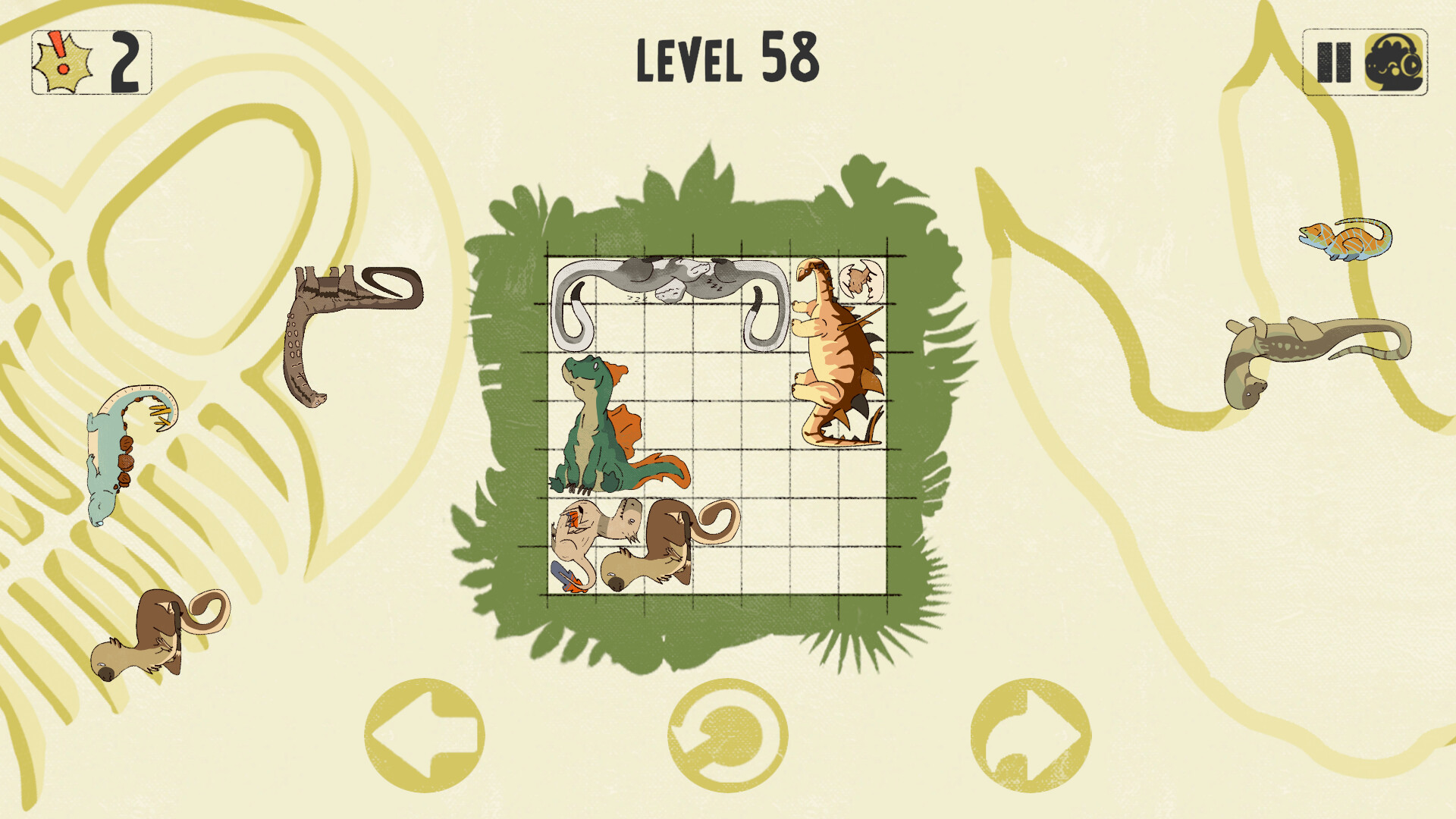 #10. Dinosaurs in Place (Steam) Podle: Clack Clack Games