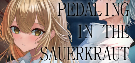 ザワークラウトの中で自転車を漕ぐ