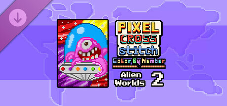 Pixel Cross Stitch - Alien Worlds Pack 2 banner image