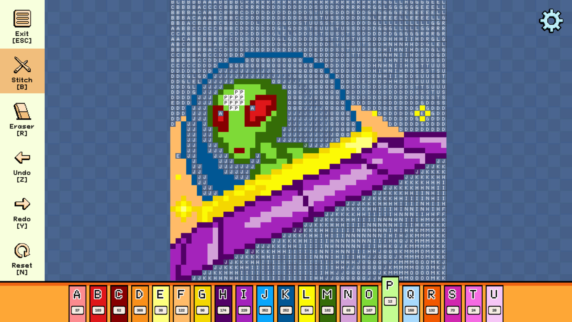 Pixel Cross Stitch - Alien Worlds Pack 3 Featured Screenshot #1