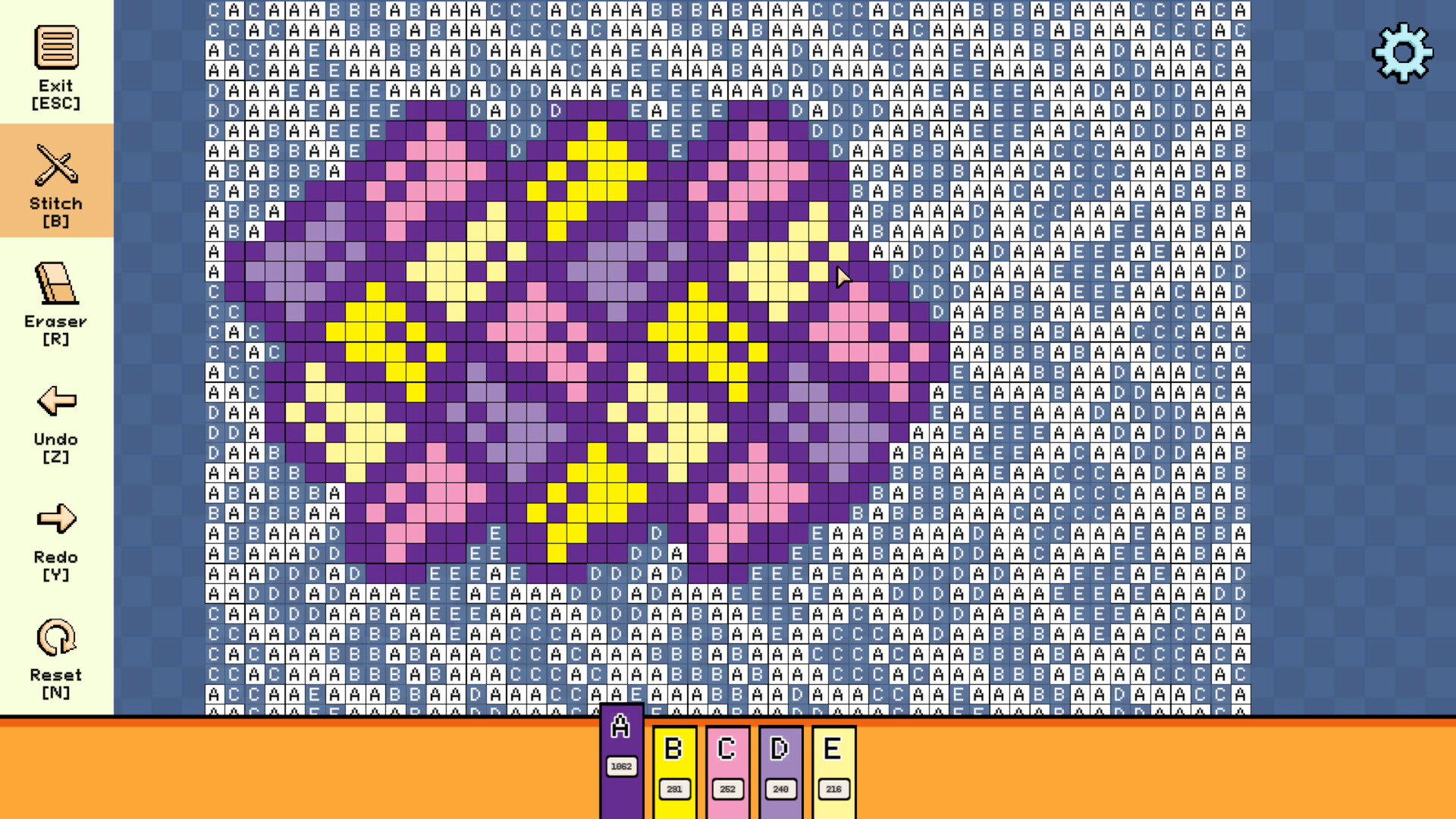 #3. Pixel Cross Stitch - Simple Patterns Pack 5 (Steam) 由: Error 300