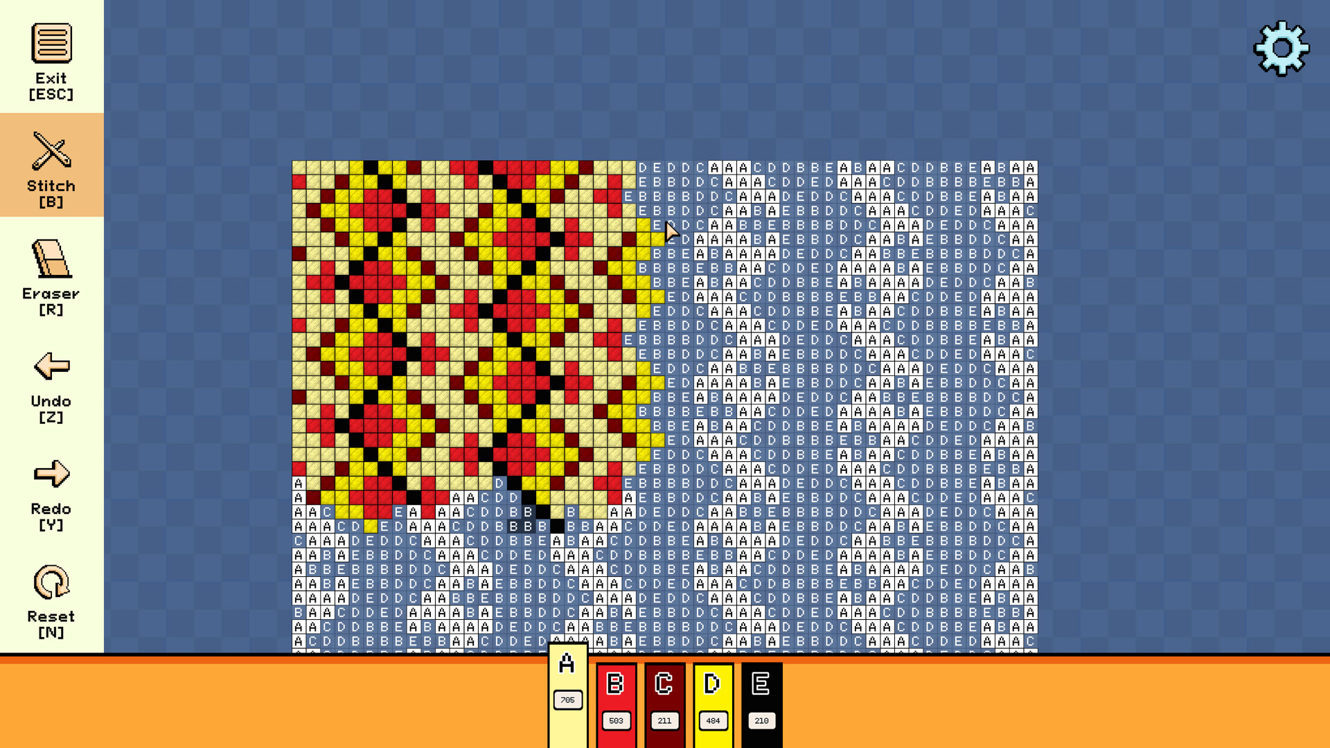 #2. Pixel Cross Stitch - Simple Patterns Pack 5 (Steam) 由: Error 300