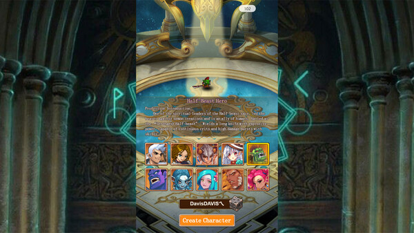 Screenshot of Runes of Legend gameplay showing in-action mechanics