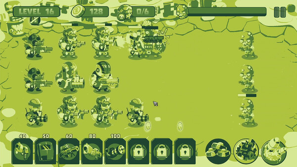 Screenshot z Soldiers vs Zombies: Tower Defense