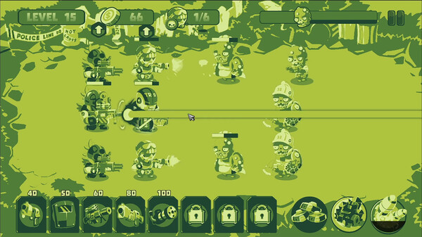 Screenshot z Soldiers vs Zombies: Tower Defense