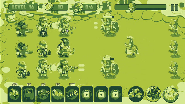 Screenshot z Soldiers vs Zombies: Tower Defense