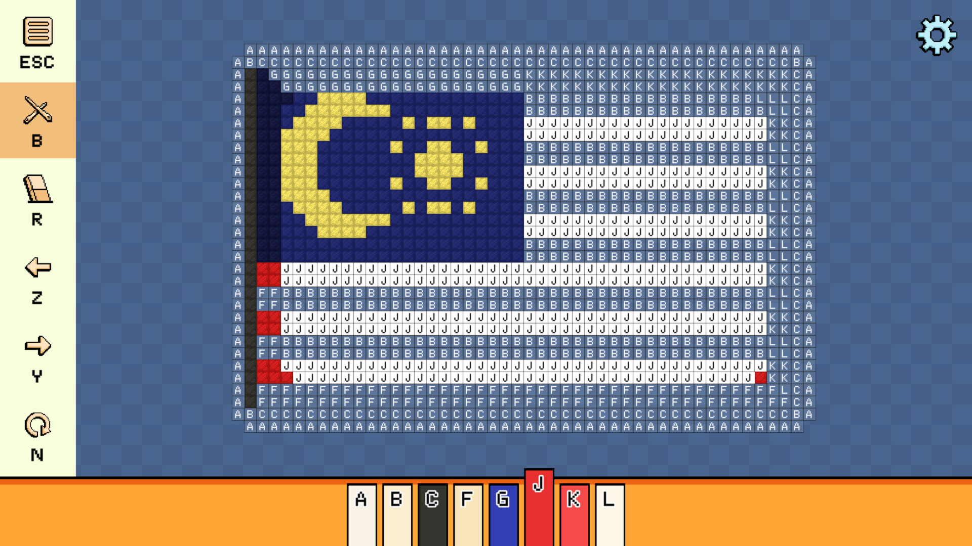 Pixel Cross Stitch - Flags Pack Featured Screenshot #1