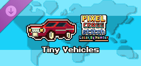 Pixel Cross Stitch - Tiny Vehicles Pack banner image