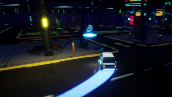 Скриншот 2 из игры Neon Sliders