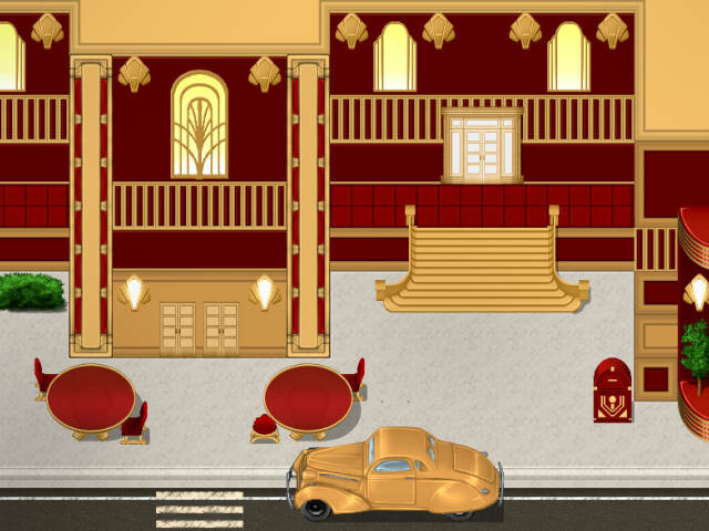 RPG Maker MZ - KR Art Deco Exteriors Tileset Featured Screenshot #1