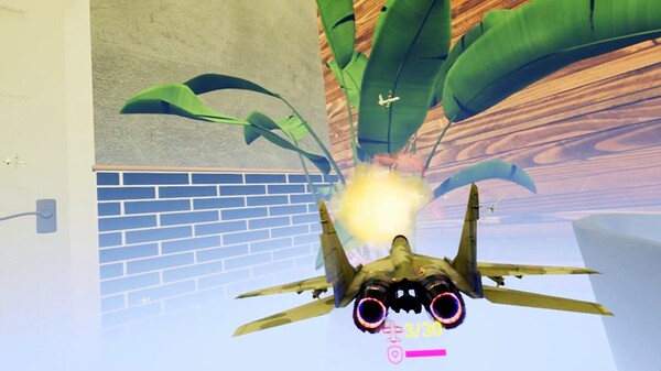 Re shrinking conflict: VR indoor air battle screenshot 1