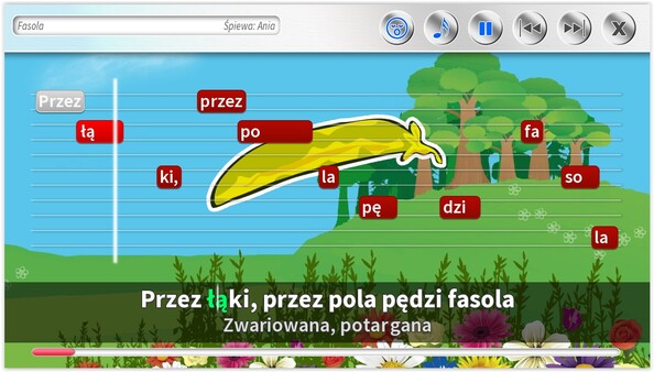 Zabawa Karaoke - Fasolki.