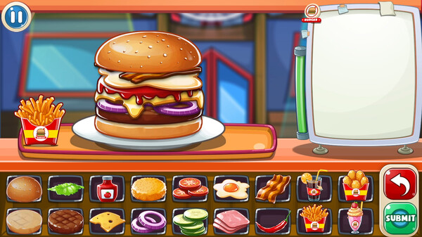 Screenshot z Top Burger Shop Simulator
