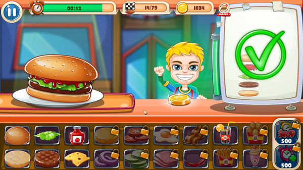 Screenshot z Top Burger Shop Simulator