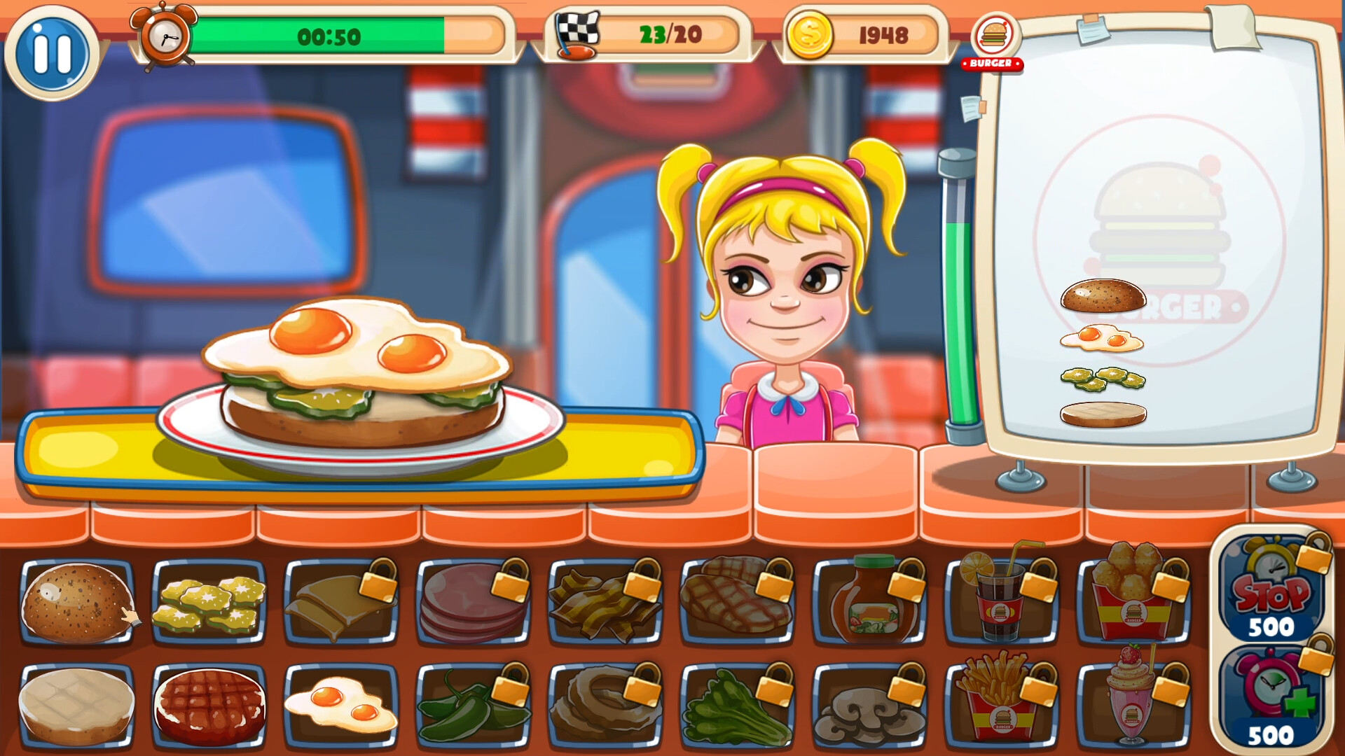 Top Burger Shop Simulator screenshot #3