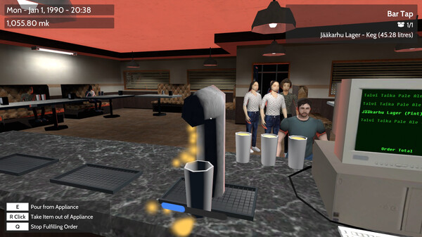 Screenshot z Finnish Pub Simulator