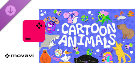 Movavi Video Editor 2025 - Cartoon Animals Pack banner image