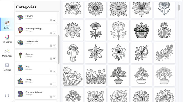 Coloring Book for Adults 2 - Full Version screenshot 1