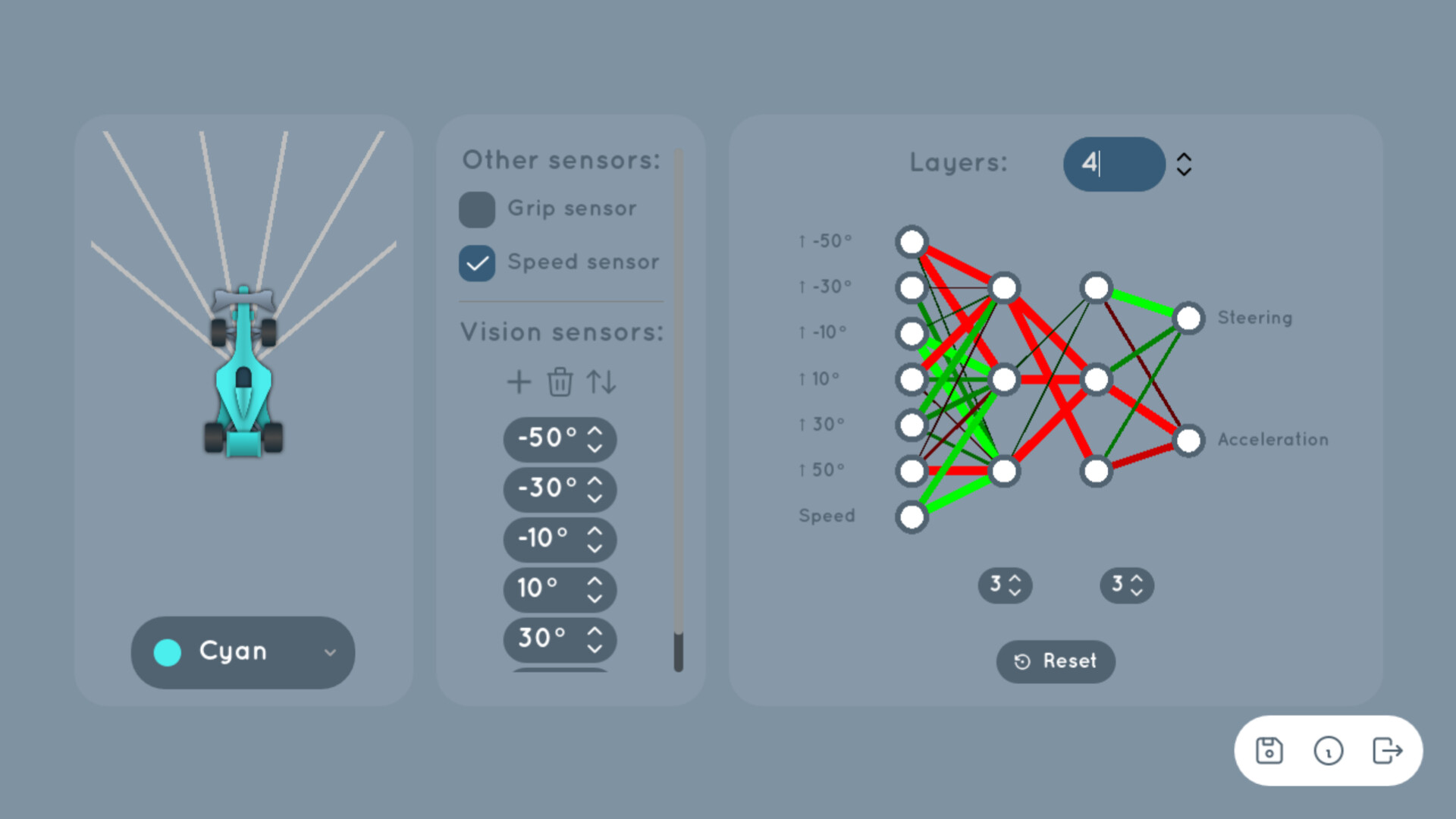 screenshot of AI Learns To Drive 3