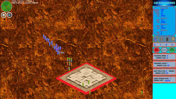 Screenshot z Sacred Ground