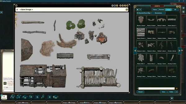 Fantasy Grounds - FG Haunted Ruins Map Pack