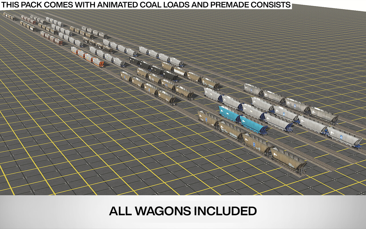 Trainz 2019 DLC - NSW Bradken 120T Coal Hopper Mega Pack on Steam