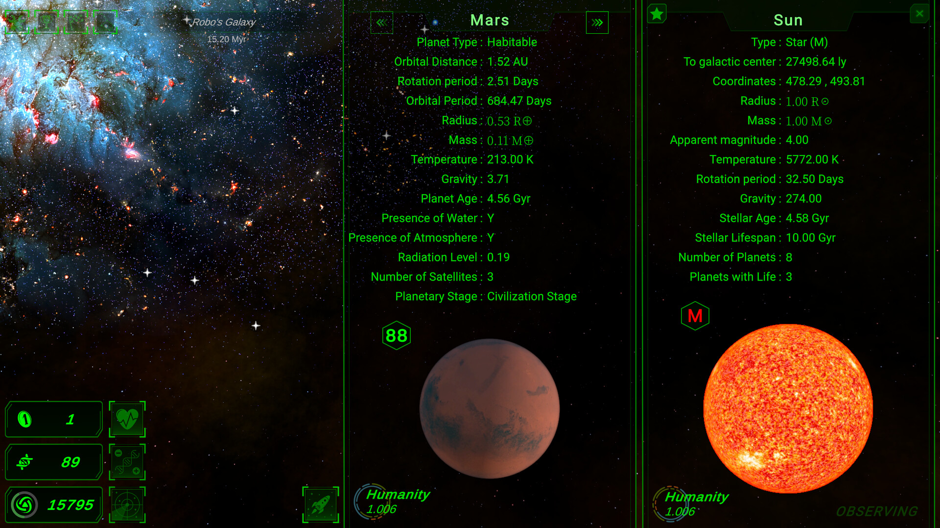 Galactic Simulator screenshot 7