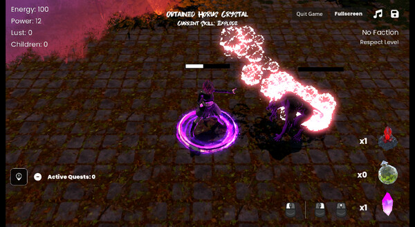 Screenshot z Lustful Apocalypse