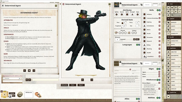 Fantasy Grounds - Deadlands: the Weird West - Hell on the High Plains Archetypes Set 4