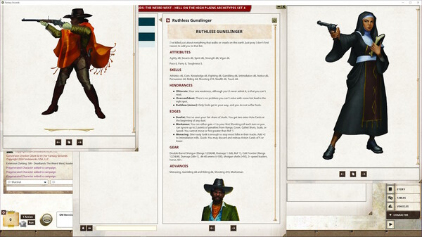 Fantasy Grounds - Deadlands: the Weird West - Hell on the High Plains Archetypes Set 4