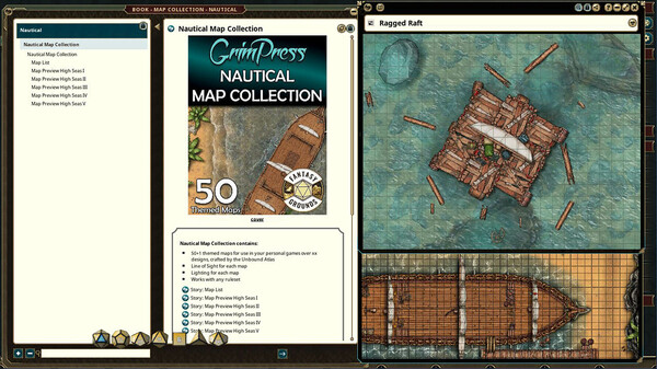 Fantasy Grounds - Map Collection - Nautical