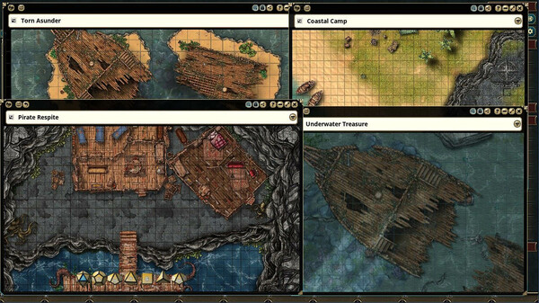 Fantasy Grounds - Map Collection - Nautical