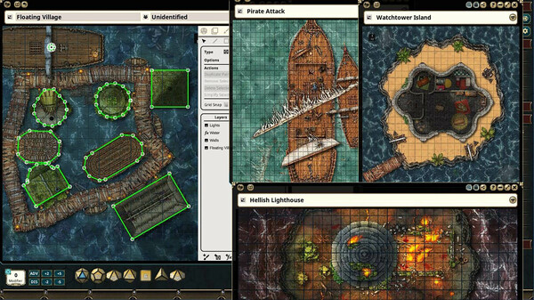 Fantasy Grounds - Map Collection - Nautical