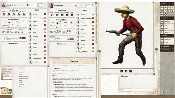Fantasy Grounds - Deadlands: The Weird West - Blood Drive Archetypes Set 3