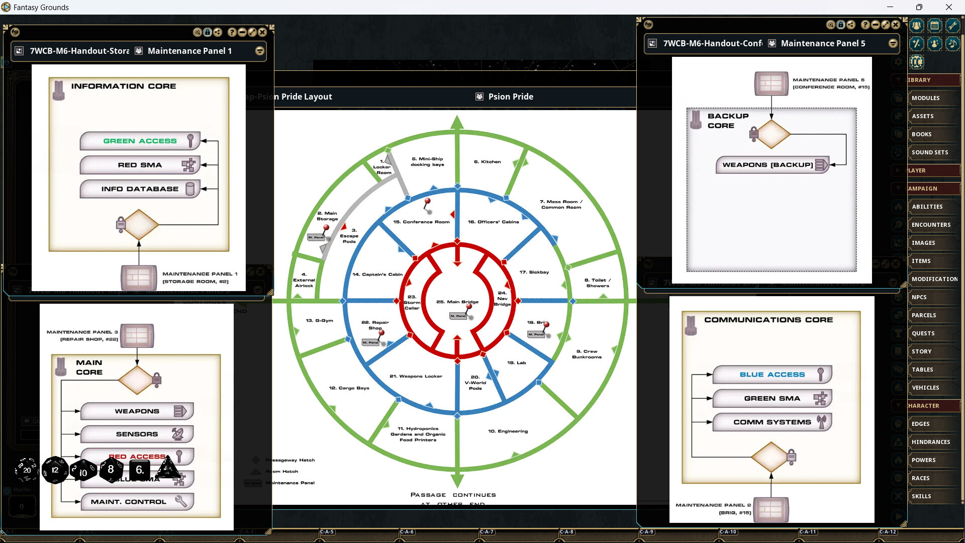Fantasy Grounds - Seven Worlds Module 6: Exodusのスクリーンショット 1