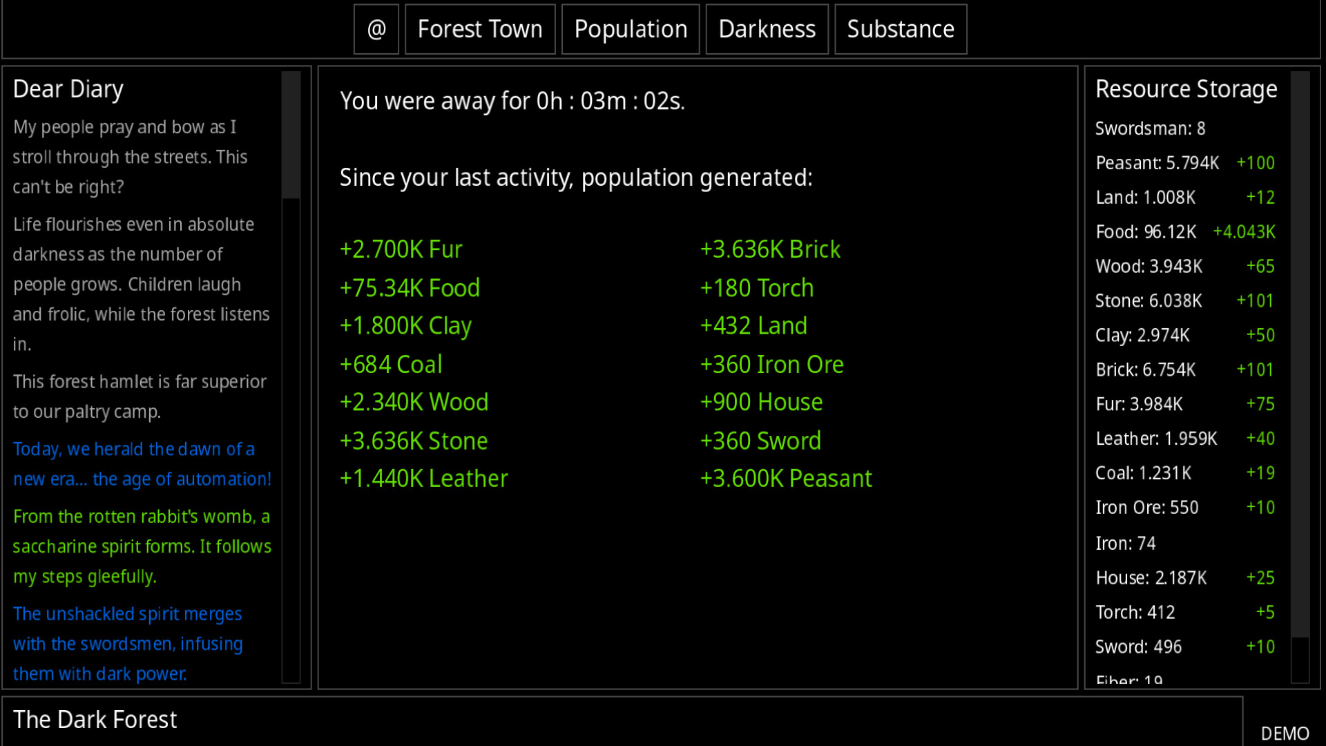 A Dark Forest screenshot #3