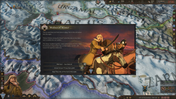Screenshot z Crusader Kings III: Khans of the Steppe