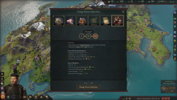 Crusader Kings III: All Under Heaven — скриншот 11