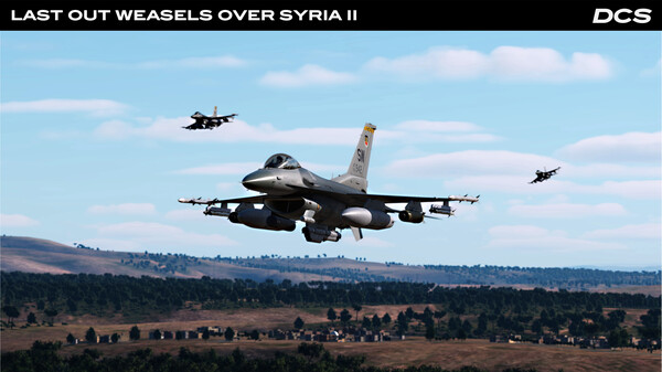 Screenshot z DCS: F-16C Last Out Weasels over Syria II Campaign by Ground Pounder Simulations Screenshot z DCS: F-16C Last Out Weasels over Syria II Campaign by Ground Pounder Simulations
