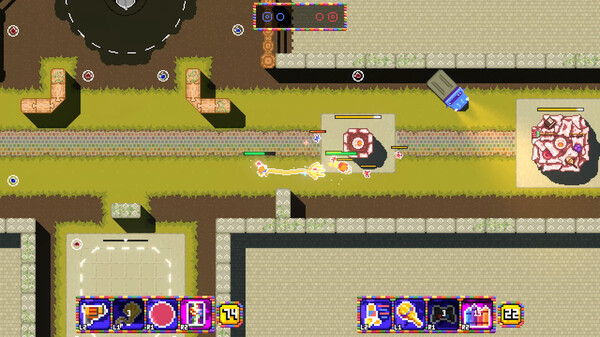 Screenshot z Goo Goo Grapplers Screenshot z Goo Goo Grapplers
