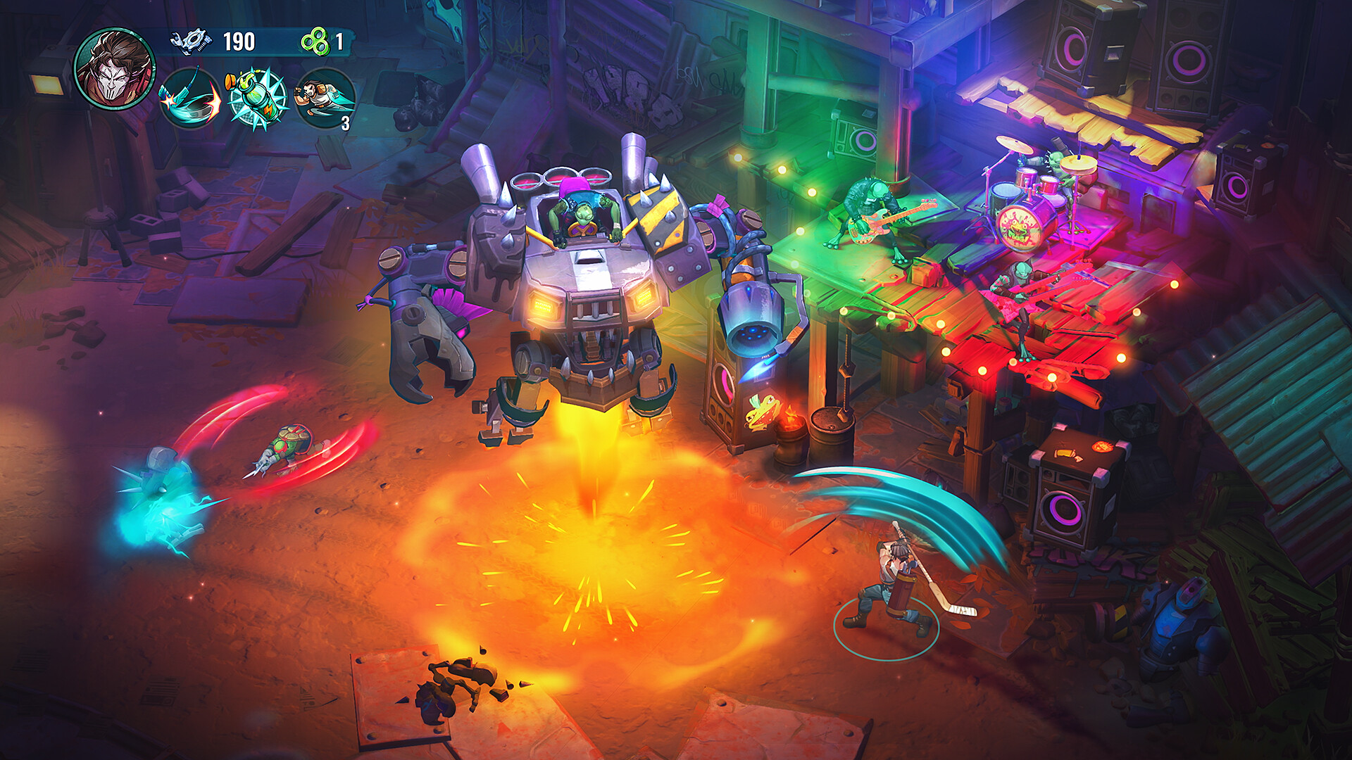 Teenage Mutant Ninja Turtles: Splintered Fate - Casey Jones & the Junkyard Jam Featured Screenshot #1