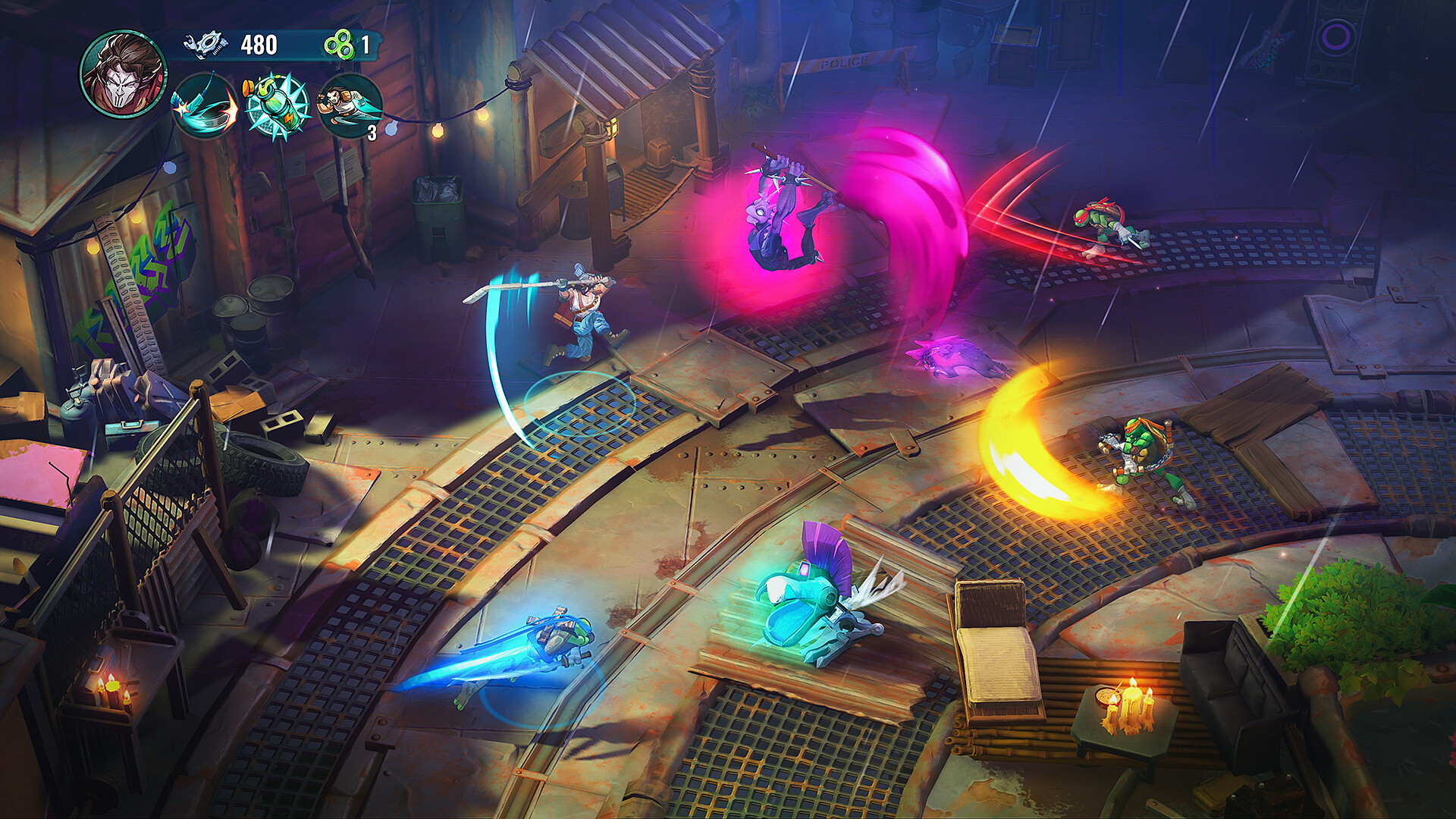 Teenage Mutant Ninja Turtles: Splintered Fate - Casey Jones & the Junkyard Jam 스크린샷 4