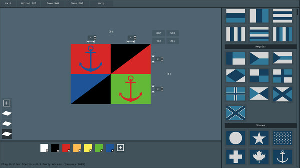 Screenshot z Flag Builder Studio