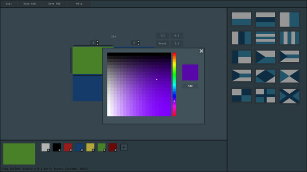 Screenshot z Flag Builder Studio