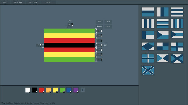 Screenshot z Flag Builder Studio