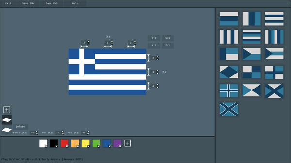 Screenshot z Flag Builder Studio