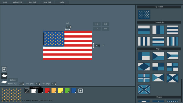 Screenshot z Flag Builder Studio