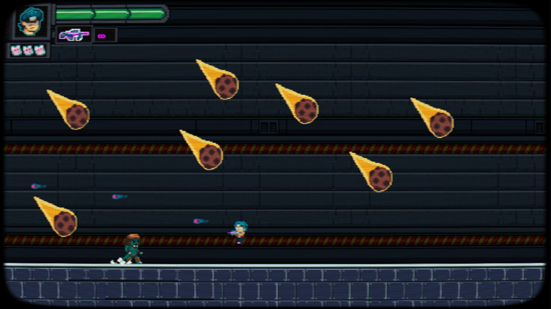 Pixel Waifu: Escape from the dark corporation. The telepathic power of a lovestruck otaku screenshot #3